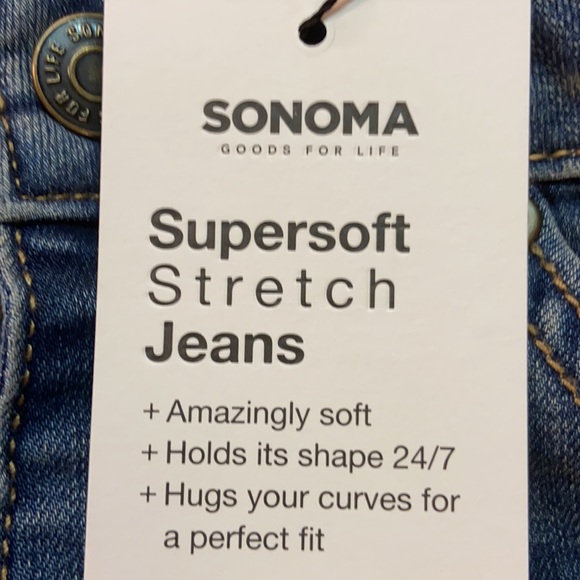 Sonoma Bootcut MidRise Supersoft Stretch Jeans NWT - Picture 7 of 14